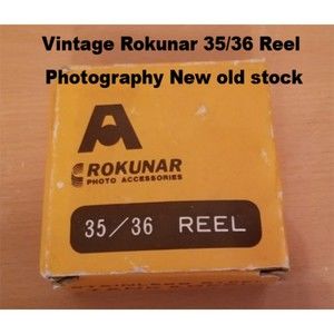 Vintage Rokunar 35/36 Reel Photography New old stock